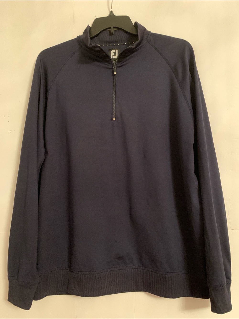 FootJoy Navy Quarter-Zip Pullover Golf Sweater Size XL